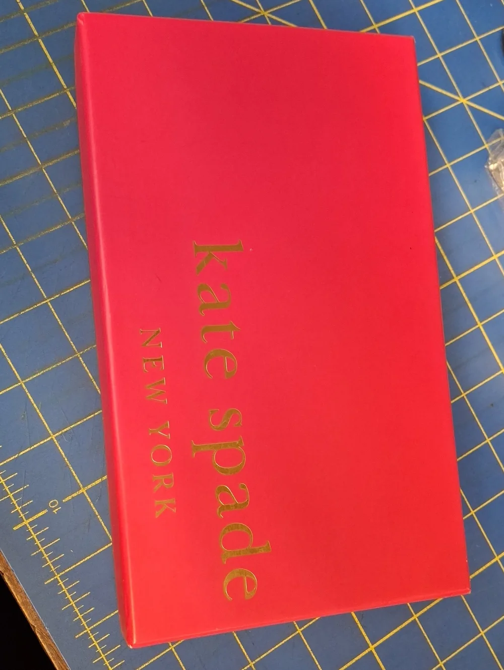 kate spade Pink Orange Storage Box 9x5.5x2